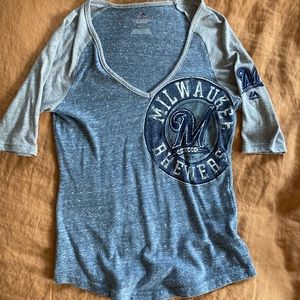 Brewers 3/4 sleeve shirt